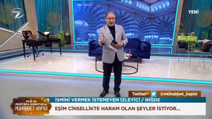 Evli çiftler arasında da cinsellikte sınır var mıdır? Prof. Dr. Mustafa Karataş yanıtladı