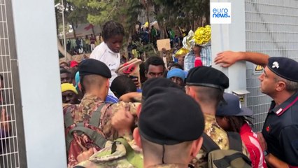 Download Video: Lampedusa ist am Limit: Italien bringt viele Flüchtlinge aufs Festland