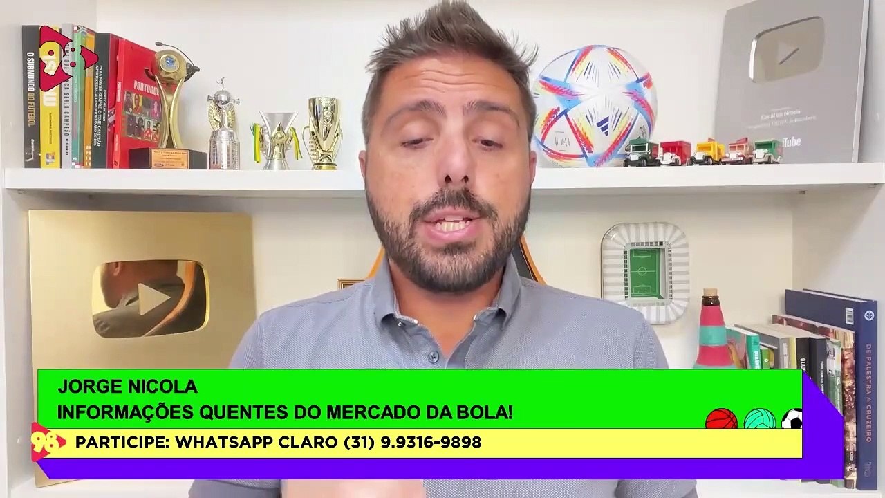 98 Esportes | Novo capitulo da saída de Pepa do Cruzeiro