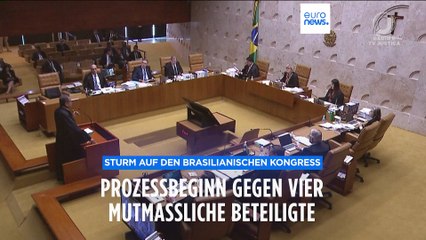 Sturm auf Regierungsviertel in Brasilien: Prozessbeginn gegen mutmaßliche Beteiligte