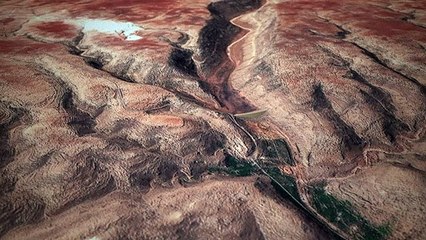 Carte animée de Derna, en Libye, avant les innondations meurtrières