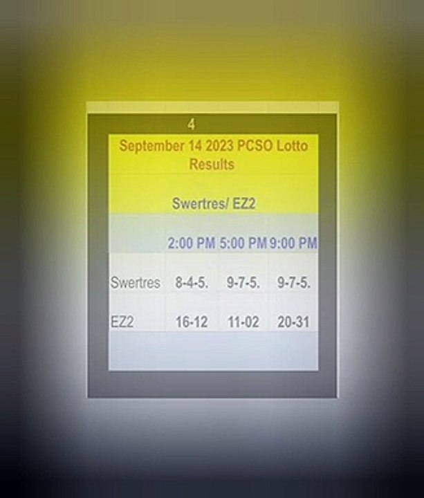 Love Lotto Results September 14 2023 in the Philippines