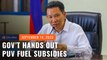 Gov’t hands out P2.95 billion in PUV fuel subsidies, plans jeepney fare hike