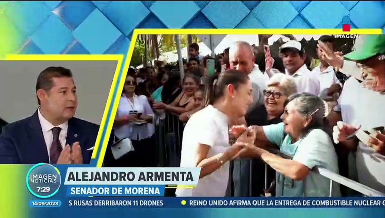 Alejandro Armenta habla de Claudia Sheinbaum y de Puebla rumbo al 2024
