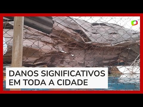 Temporal causa morte de criança, destelha casas e assusta moradores de Corumbá (MS)