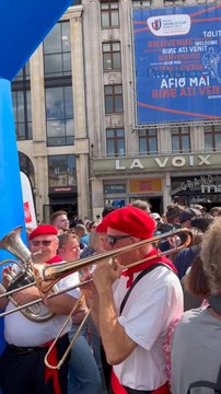Rugby-Coupe du monde : chaude ambiance à Lille avant le match du XV de France