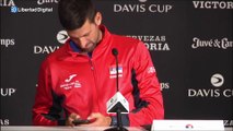 Djokovic se lanza a hablar y bromear en español en plena rueda de prensa y defiende a Alcaraz