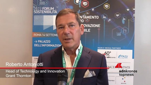 Forum Sostenibilità, Antoniotti (Grant Thornton): “Obiettivi di sostenibilità si raggiungono grazie ad innovazione”
