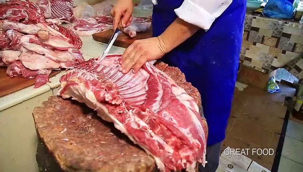 Delicious tandoor lamb cooked in the mountains of Uzbekistan