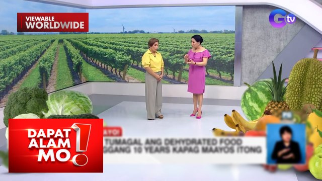 Dehydrated fruits and vegetables, masustansya nga ba? | Dapat Alam mo!