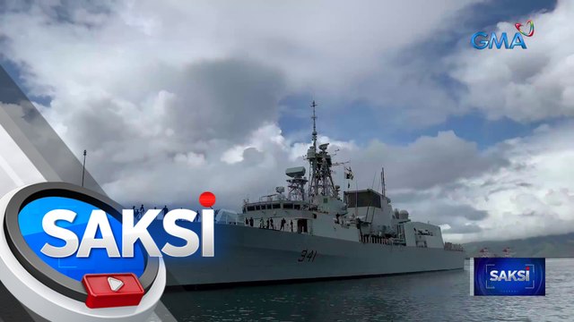 Isa sa pinakamalalakas na barkong pandigma ng Canada, nakadaong sa Pilipinas | Saksi
