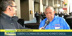 Gobierno de Colombia reconoce violencia armada contra el movimiento sindical