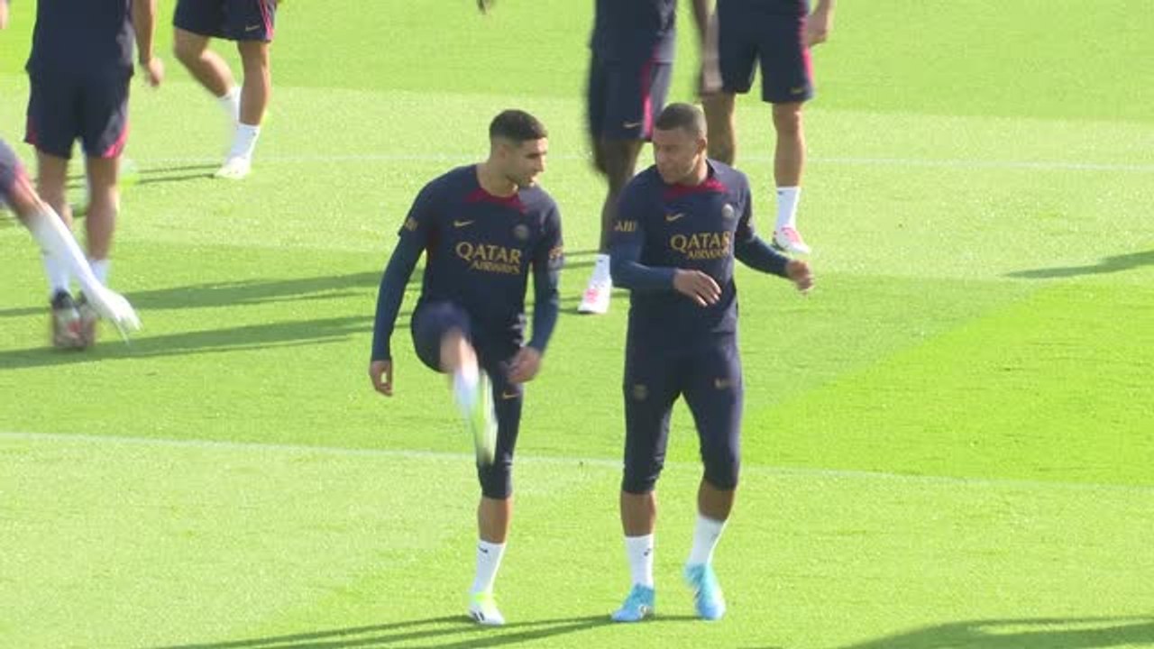 PSG - Mbappé présent à l'entraînement avec le PSG avant de recevoir l'OGC Nice !