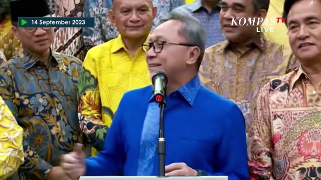 [FULL] Isi Pertemuan Prabowo dan Ketum Parpol Koalisi Indonesia Maju di Markas Golkar