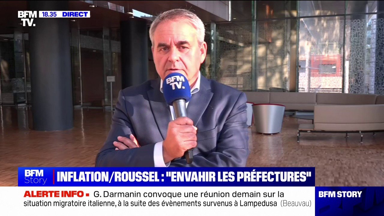 Appel de Fabien Roussel à “envahir les préfectures”: "Qu'il associe ses forces pour pouvoir obtenir une remise sur le carburant plutôt que de proposer d'envahir les préfectures", répond Xavier Bertrand (LR)