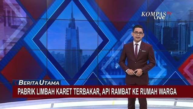 Korsleting Listrik Diduga jadi Penyebab Kebakaran Pabrik Limbah Karet di Bekasi