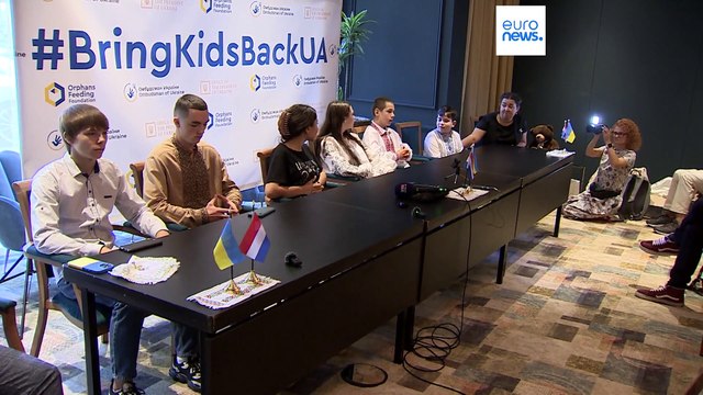 Ukrainische Kinder berichten über ihre Entführung durch Russen