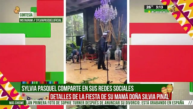 Sylvia Pasquel comparte imágenes del cumpleaños de Silvia Pinal