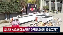 İstanbul'da suç örgütlerine silah temin eden şebekeye operasyon