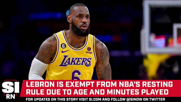 LeBron James Exempt from New NBA Resting Rule