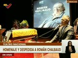 Caracas| Min. para la Cultura Ernesto Villegas enaltece la vida y obra del dramaturgo Román Chalbaud