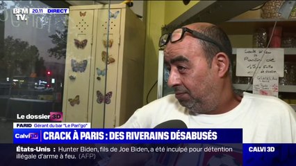 Crack à Paris: "Le quartier fait peur", assure Farid, gérant du bar Le Pari'go, situé Porte de la Chapelle (XVIIIe arrondissement)