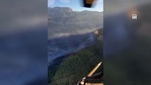Alanya'daki orman yangını ikinci gününde