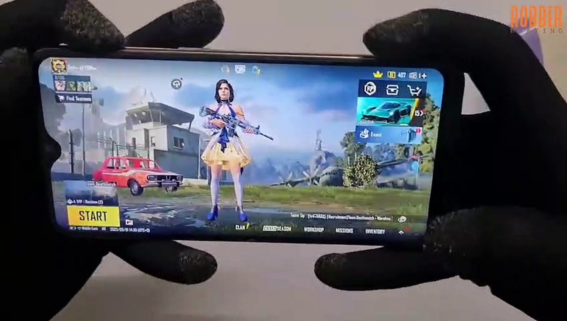 Oppo F9 Pro Pubg Test | Robber Playing