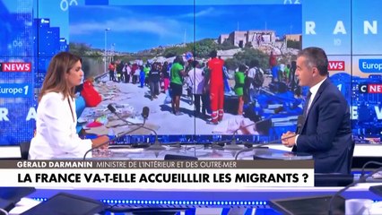 Lampedusa : «La France ne s'apprête pas à accueillir» une partie des migrants, assure Gérald Darmanin