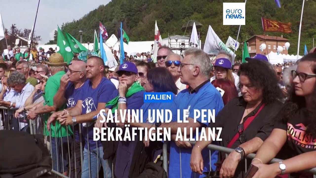 Allianz vor Europawahl: Le Pen und Salvini bekräftigen Zusammenarbeit
