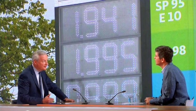 La possibilité pour les distributeurs de vendre à perte du carburant sera effective à partir de début décembre , annonce le ministre de l’Economie Bruno Le Maire - Regardez