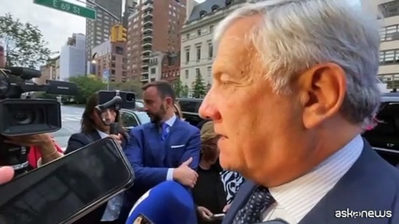 Tajani a New York: bene Von der Leyen a Lampedusa e vicinanza Metsola