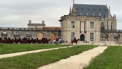 Dernière répétition pour la Garde républicaine avant la venue du roi
