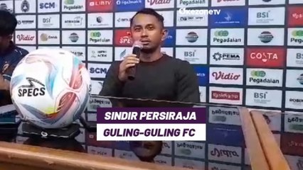 Kalah di Banda Aceh, Pelatih Sriwijaya FC Sindir Pemain Persiraja Guling-Guling FC