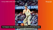 Coupe du monde de rugby : Jean Dujardin réagit aux critiques, Nathalie Péchalat lui témoigne tout son amour
