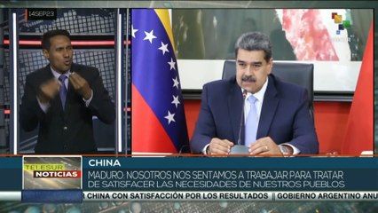 Pdte. de Venezuela cierra su visita a China con una importante rueda de prensa