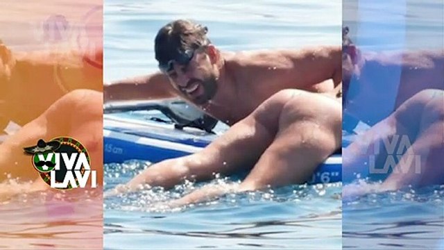 Gerard Piqué y Clara Chía son captados disfrutando sus vacaciones en la playa