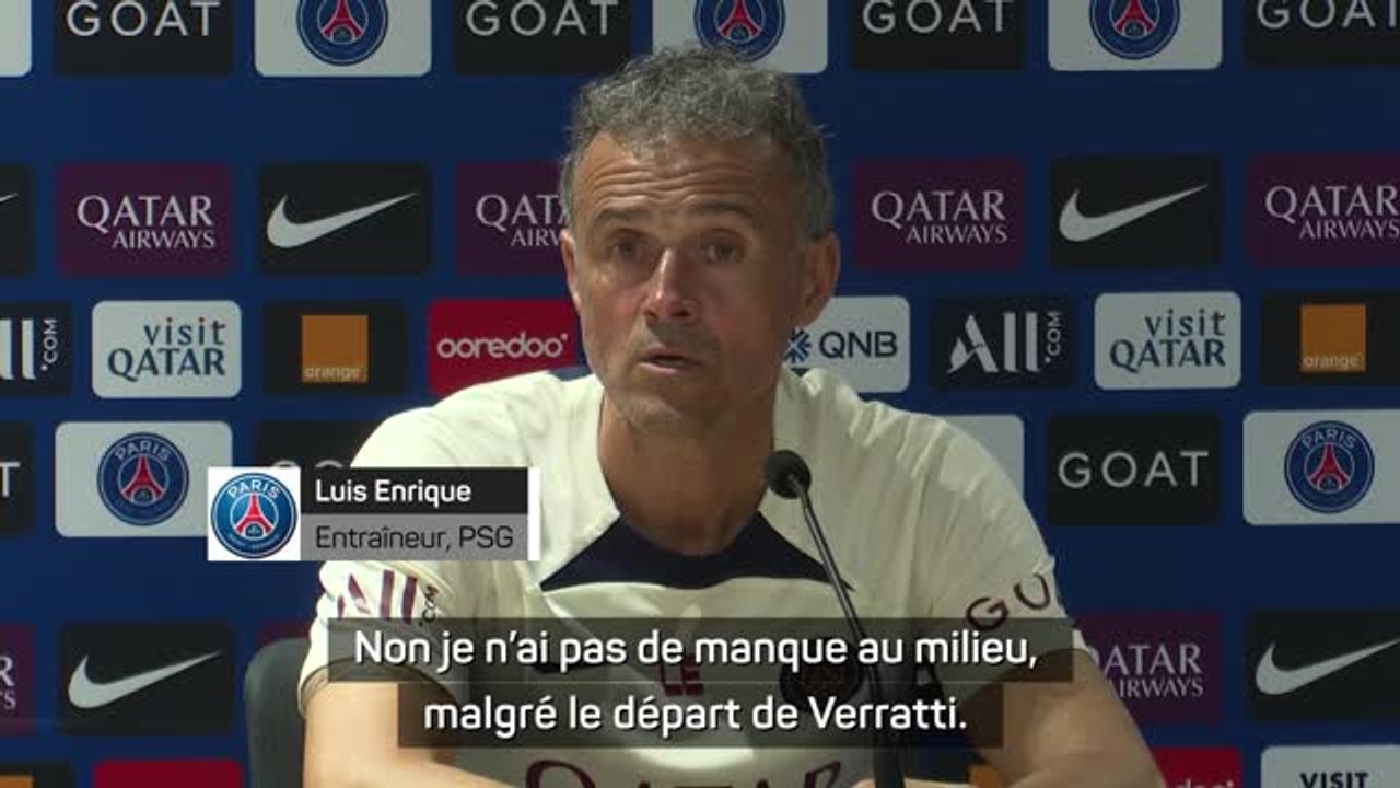 PSG - Luis Enrique annonce l'hommage du Parc à Verratti avant le match de Nice