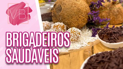 Receita de BRIGADEIROS SAUDÁVEIS E PRÁTICOS - Você Bonita (14/09/2023)
