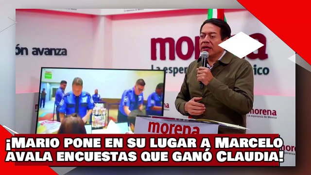 ¡Mario pone en su lugar a Ebrard reafirmando la integridad de las encuestas que ganó Claudia!-1
