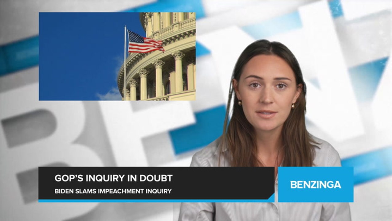 President Biden slams House Republicans' impeachment inquiry as a ploy to shut down government