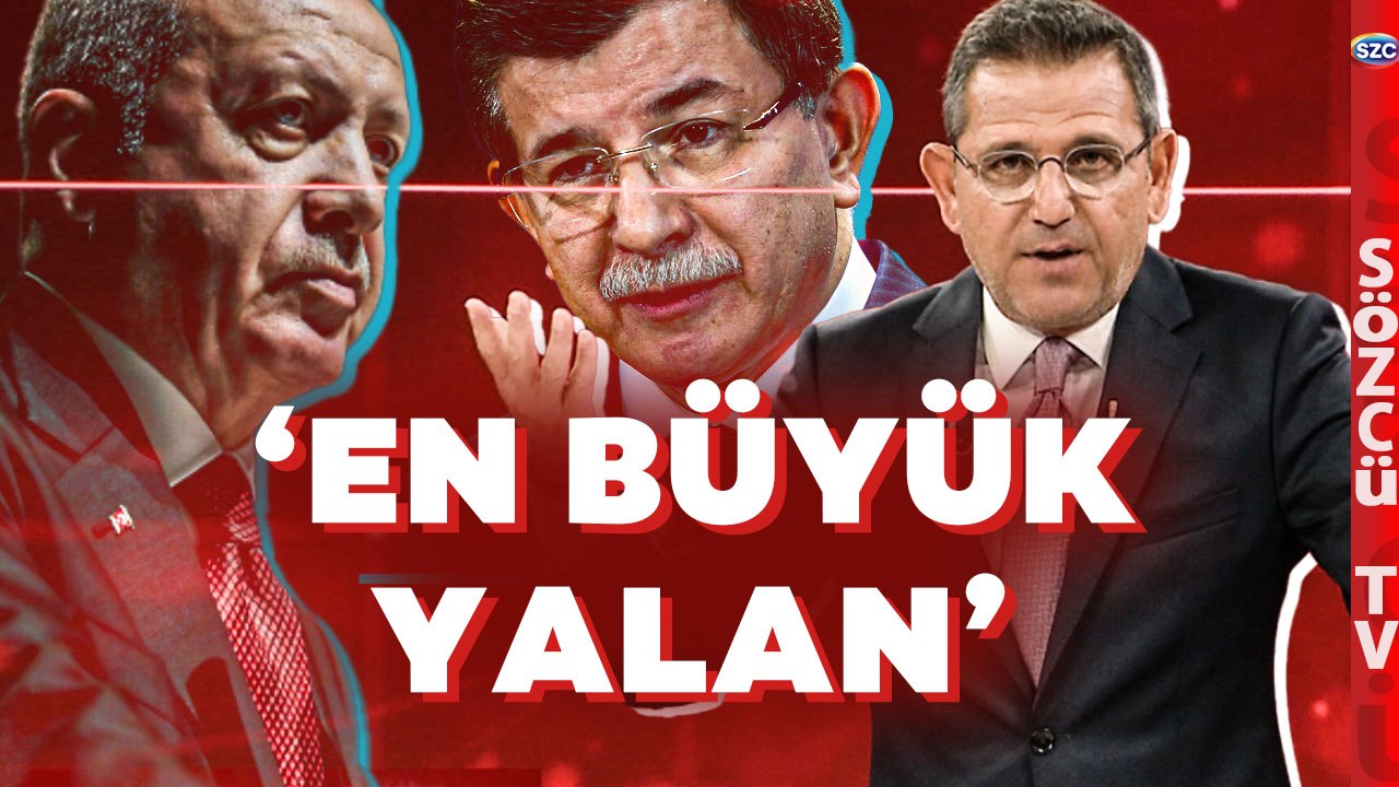 Davutoğlu 'Erdoğan'ın En Büyük Yalanı' Diyerek Açıkladı! Fatih Portakal'dan Bomba Yorum