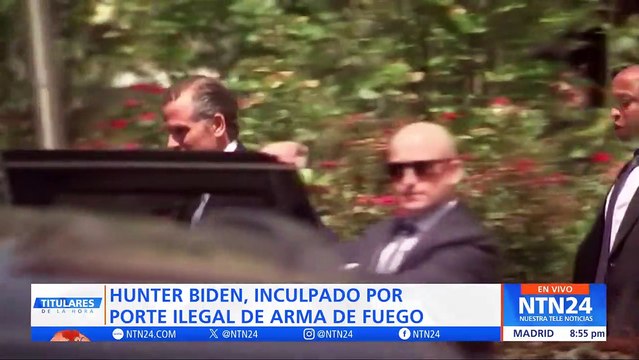 Hunter Biden, hijo del presidente de Estados Unidos, fue acusado por porte ilegal de armas