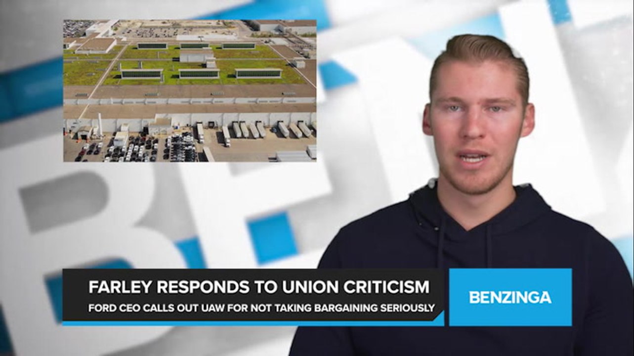 Ford CEO Fires Back at UAW President's Criticism Ahead of Strike Deadline