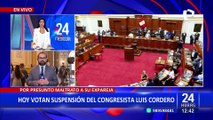 Congreso: Comisión de Ética votará sobre suspensión de Luis Cordero Jon Tay