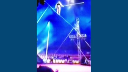Trapezista cade da 10 metri