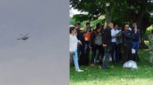 Video: momento exacto cuando comisión que se trasladaba en helicóptero a Tierralta, Córdoba, fue atacada