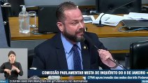 Senador catarinense Jorge Seif chora e chama general de covarde em CPMI