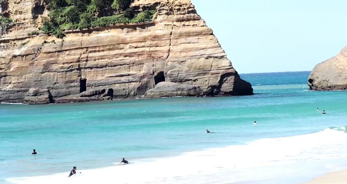 A Longboard Surfing Competition held at Tanegashima Resort Island in Japan