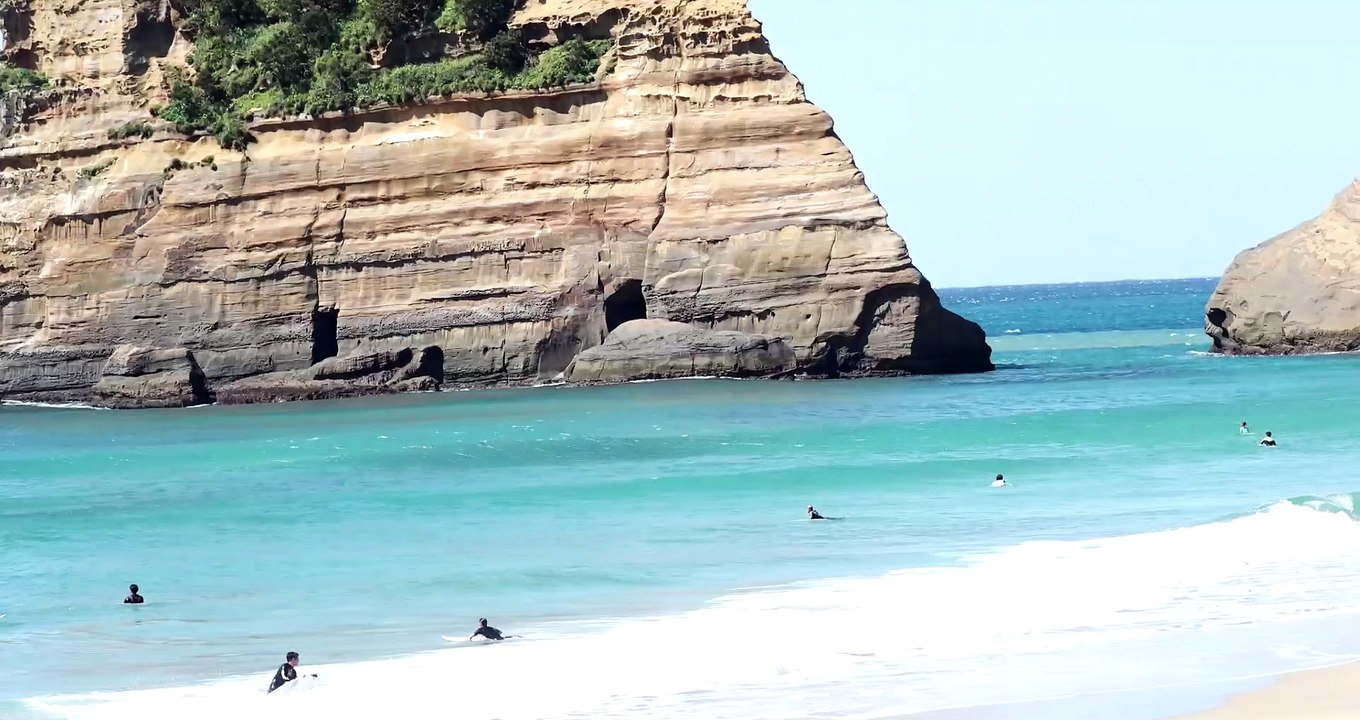 A Longboard Surfing Competition held at Tanegashima Resort Island in Japan